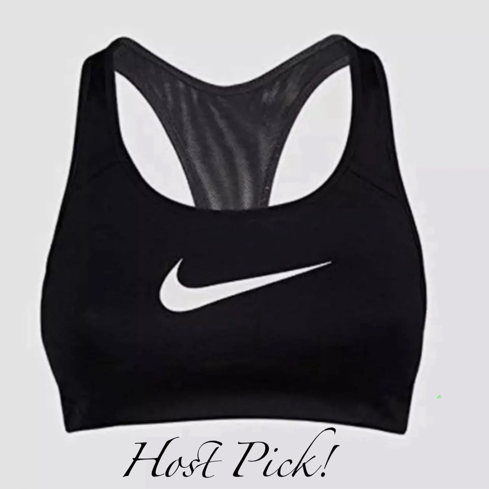 🆕 Nike Womens Victory Shape Black/White High Support Sports Bra ~ COPY ~ 1 LEFT